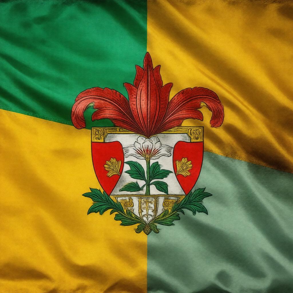 Click to view larger image AI-created image of Flag of Saskatchewan