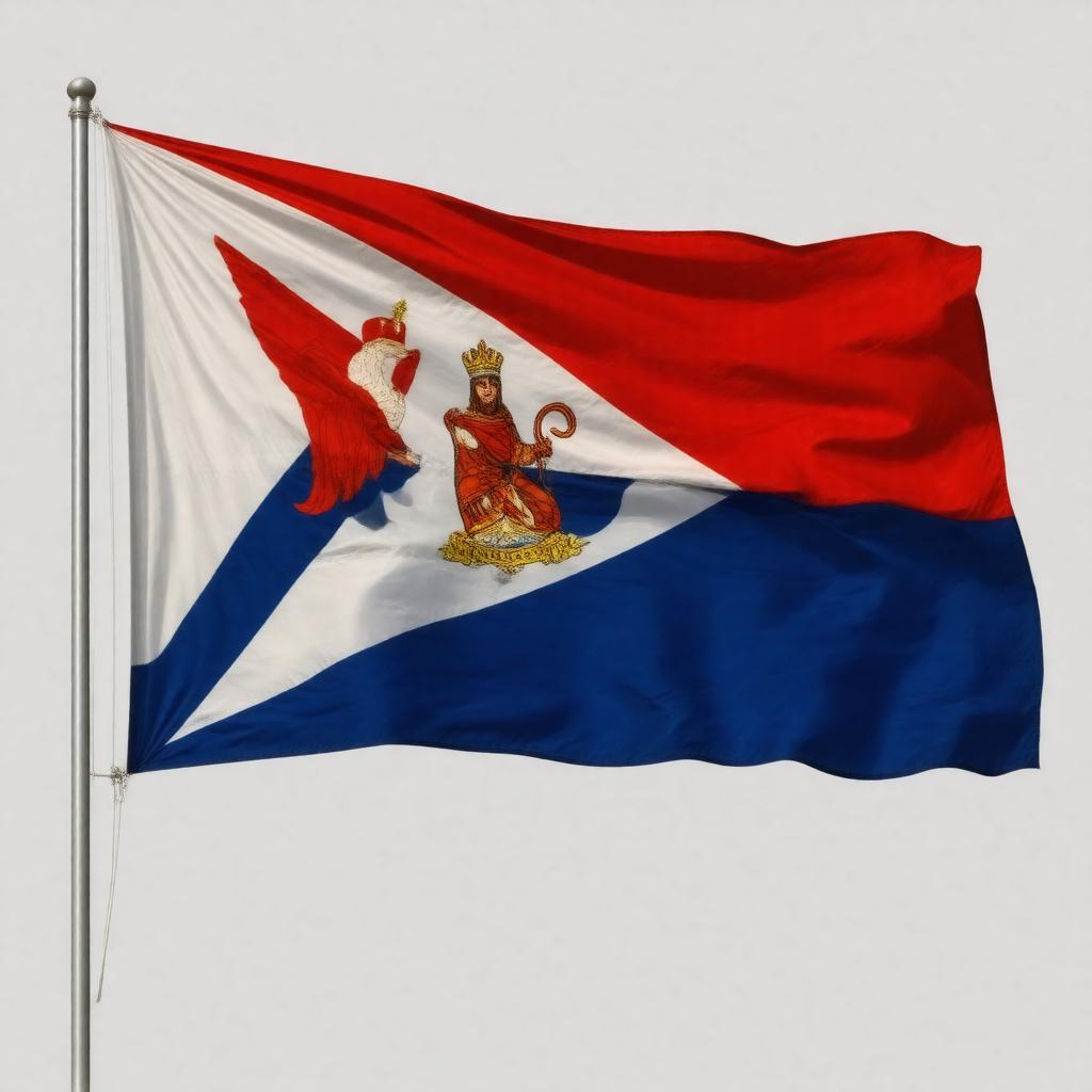Click to view larger image AI-created image of Flag of Sint Maarten