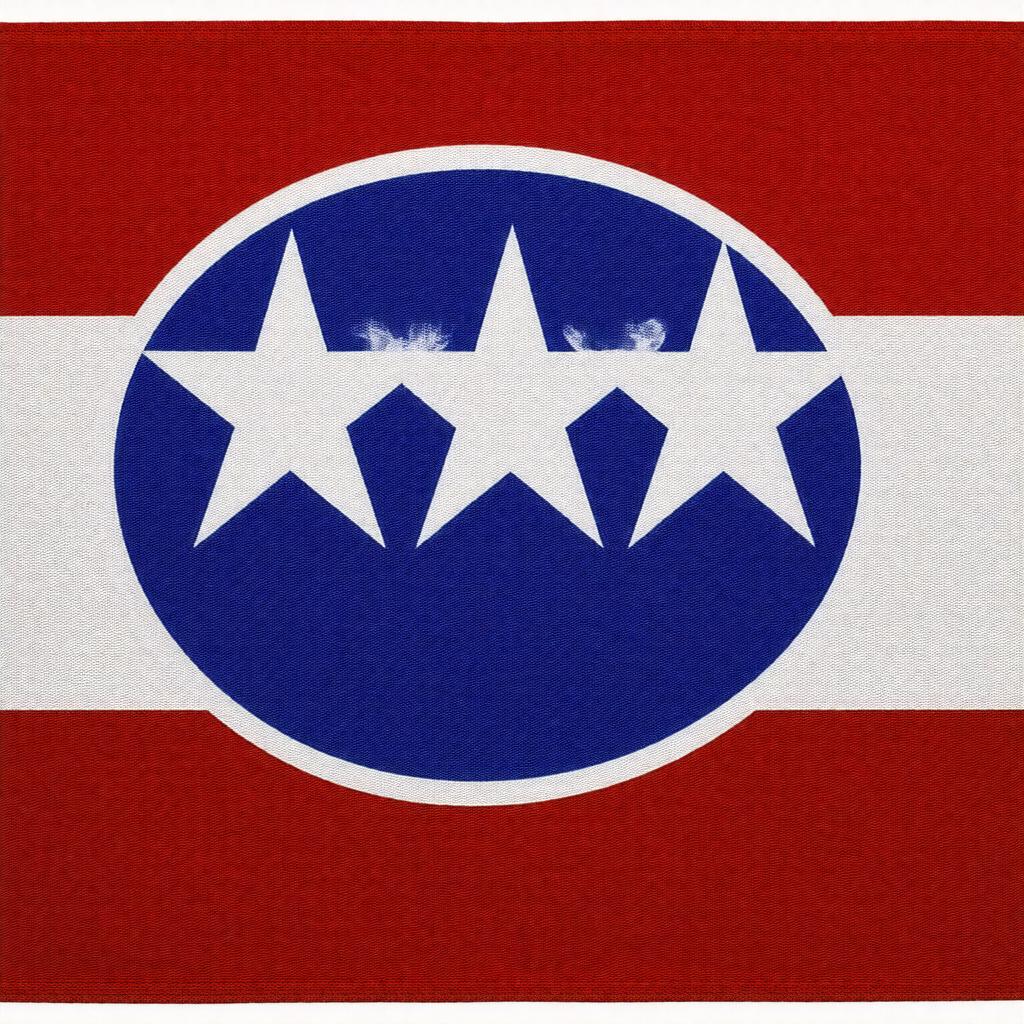 Click to view larger image AI-created image of Flag of Tennessee