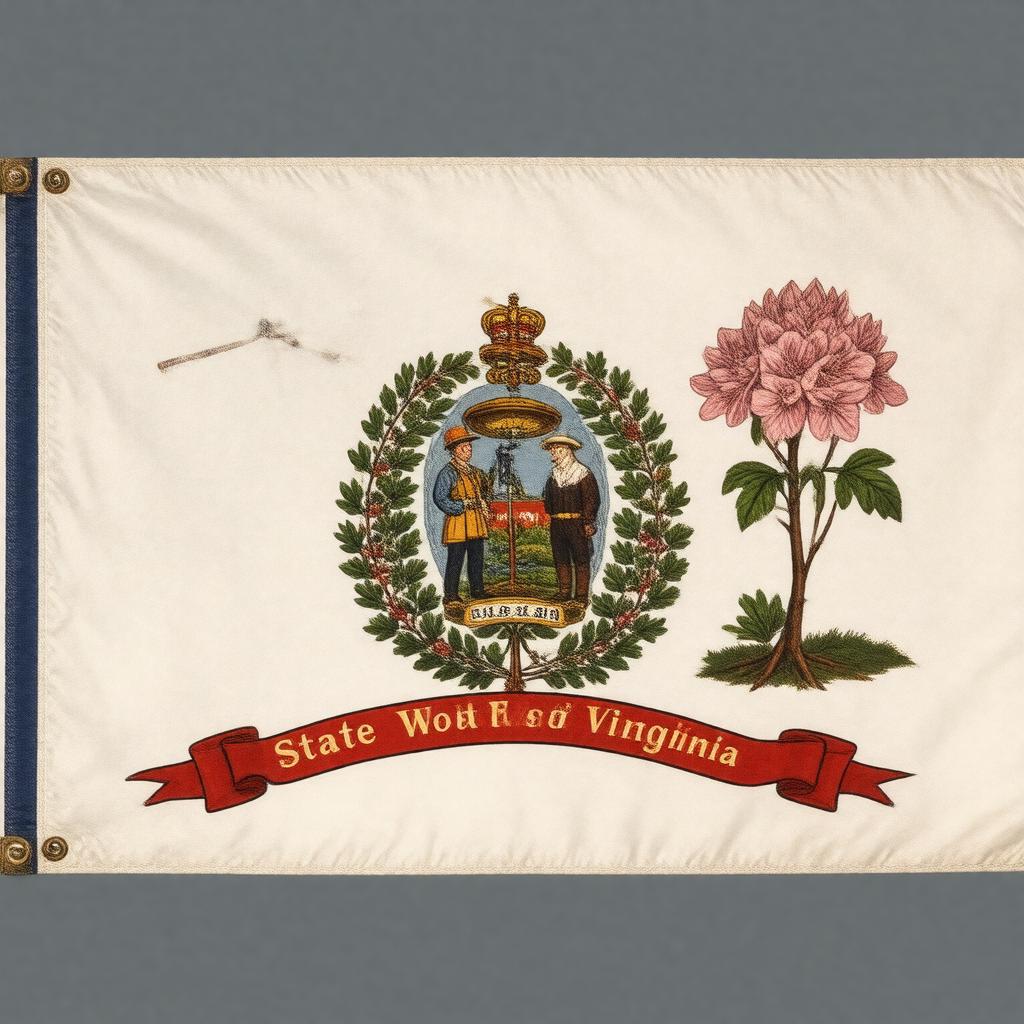 AI-created image of Flag of West Virginia