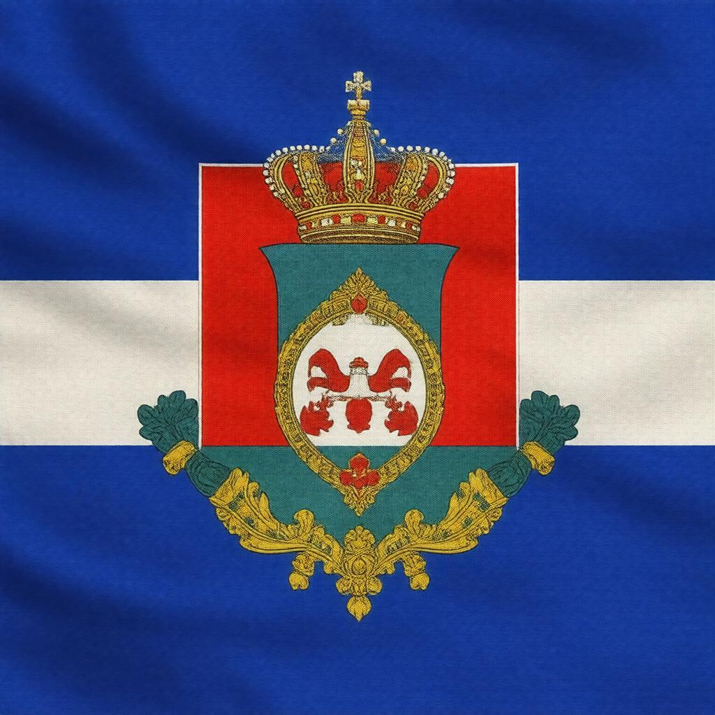Click to view larger image AI-created image of Flag of Zagreb
