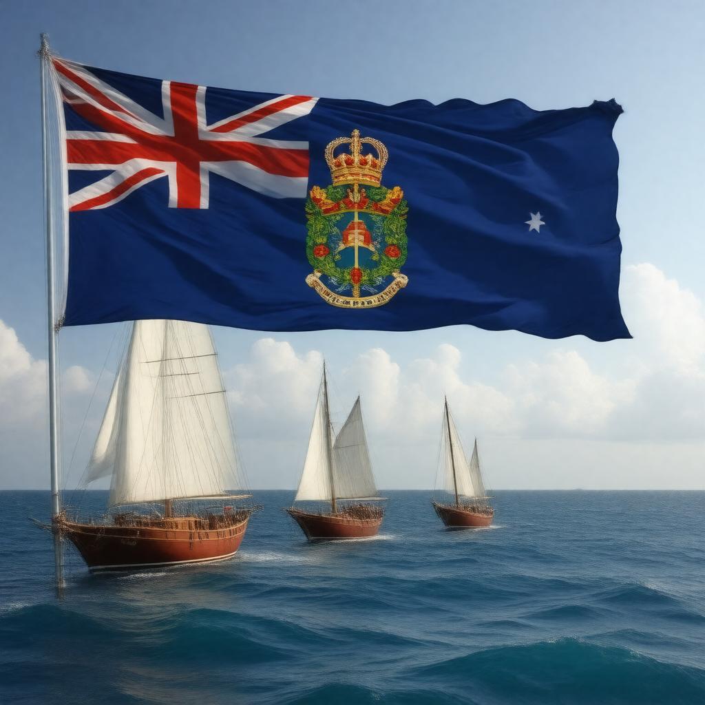 Click to view larger image AI-created image of Flag of the British Virgin Islands