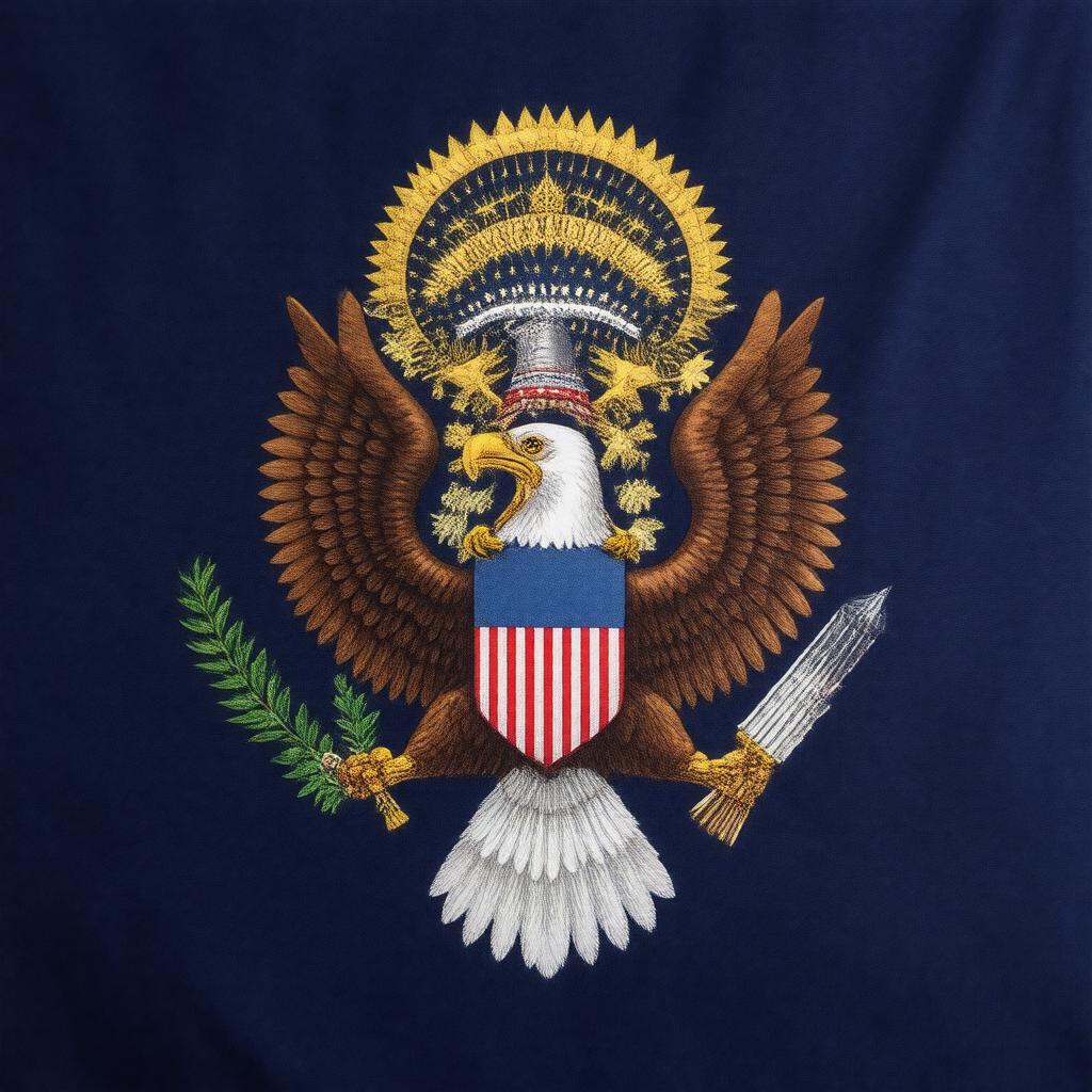 AI-created image of Flag of the President of the United States