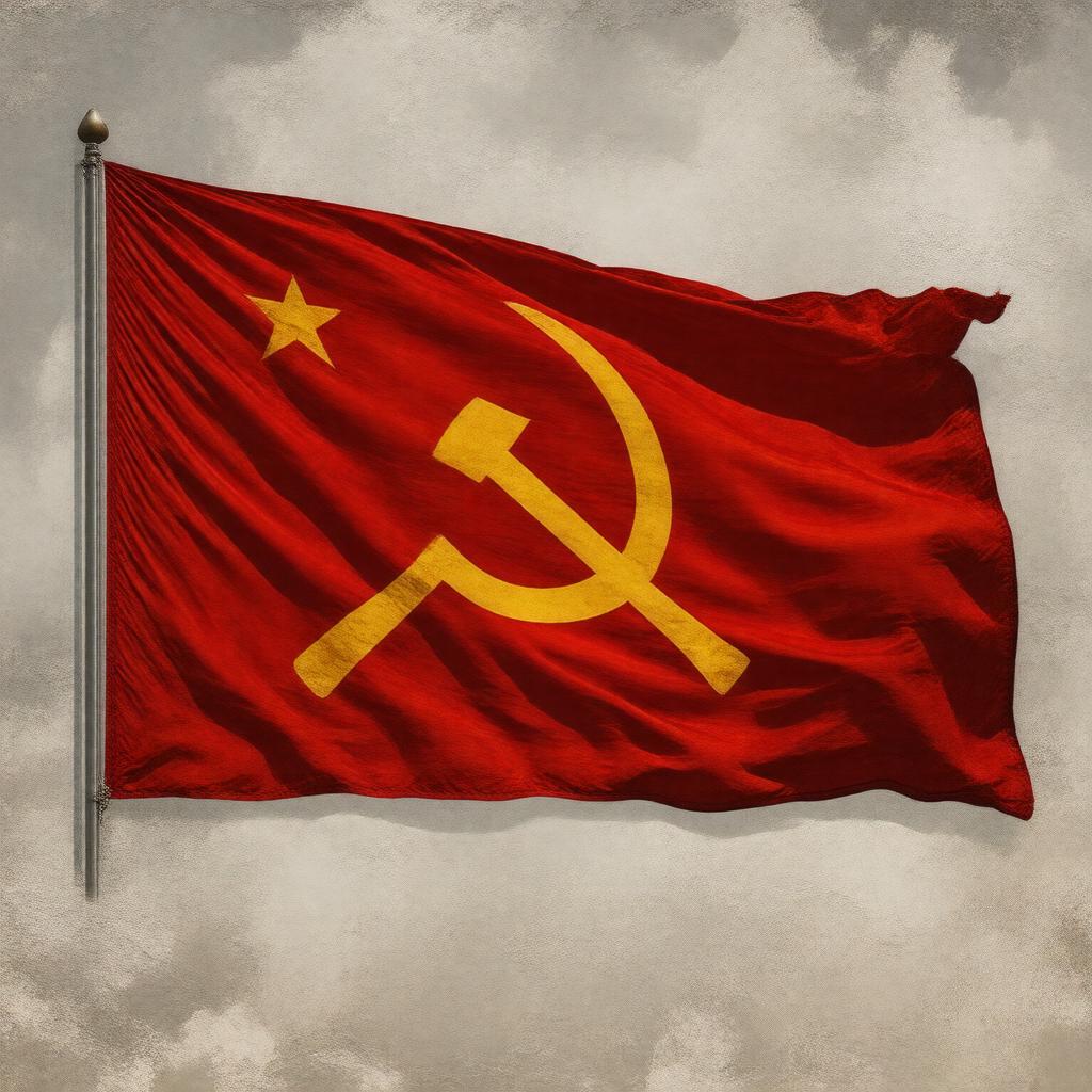 AI-created image of Flag of the Soviet Union