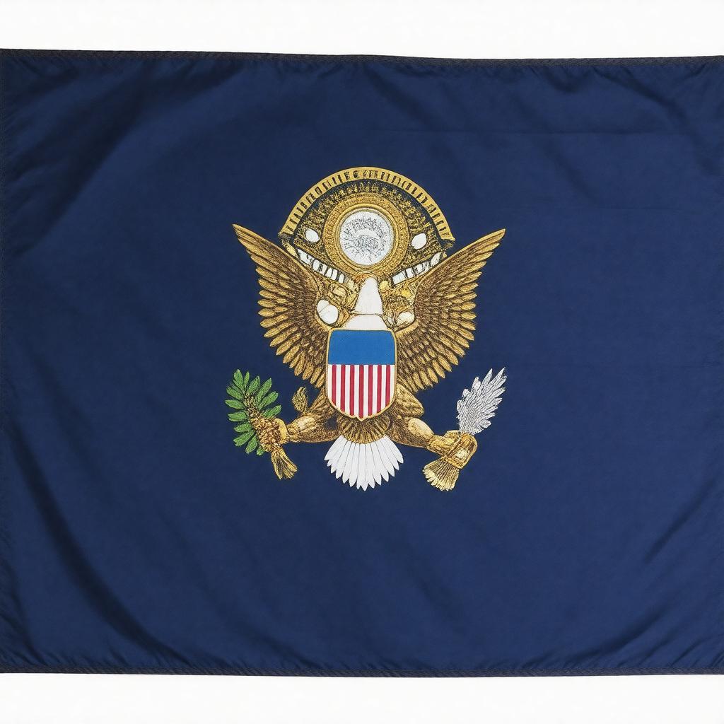 Click to view larger image AI-created image of Flag of the United States Senate