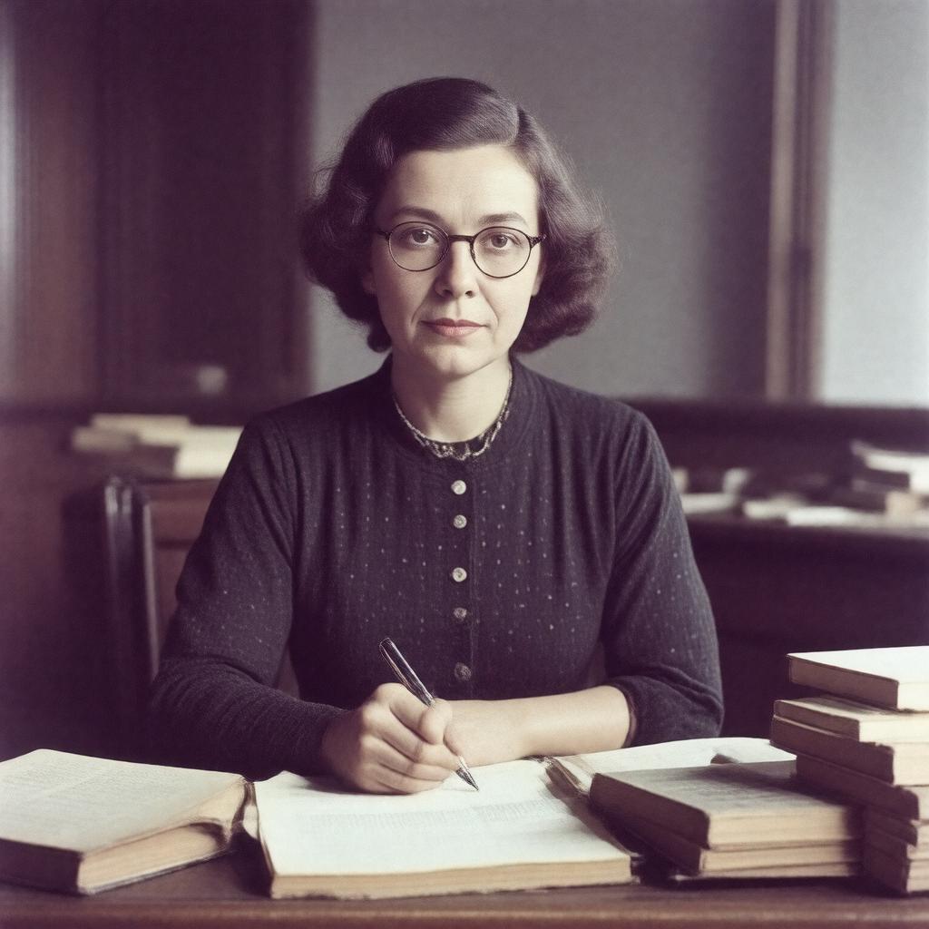 AI-created image of Flannery O'Connor