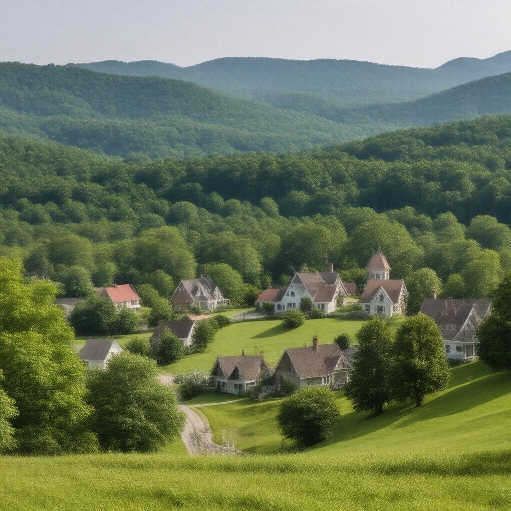 AI-created image of Flat Rock, North Carolina, United States