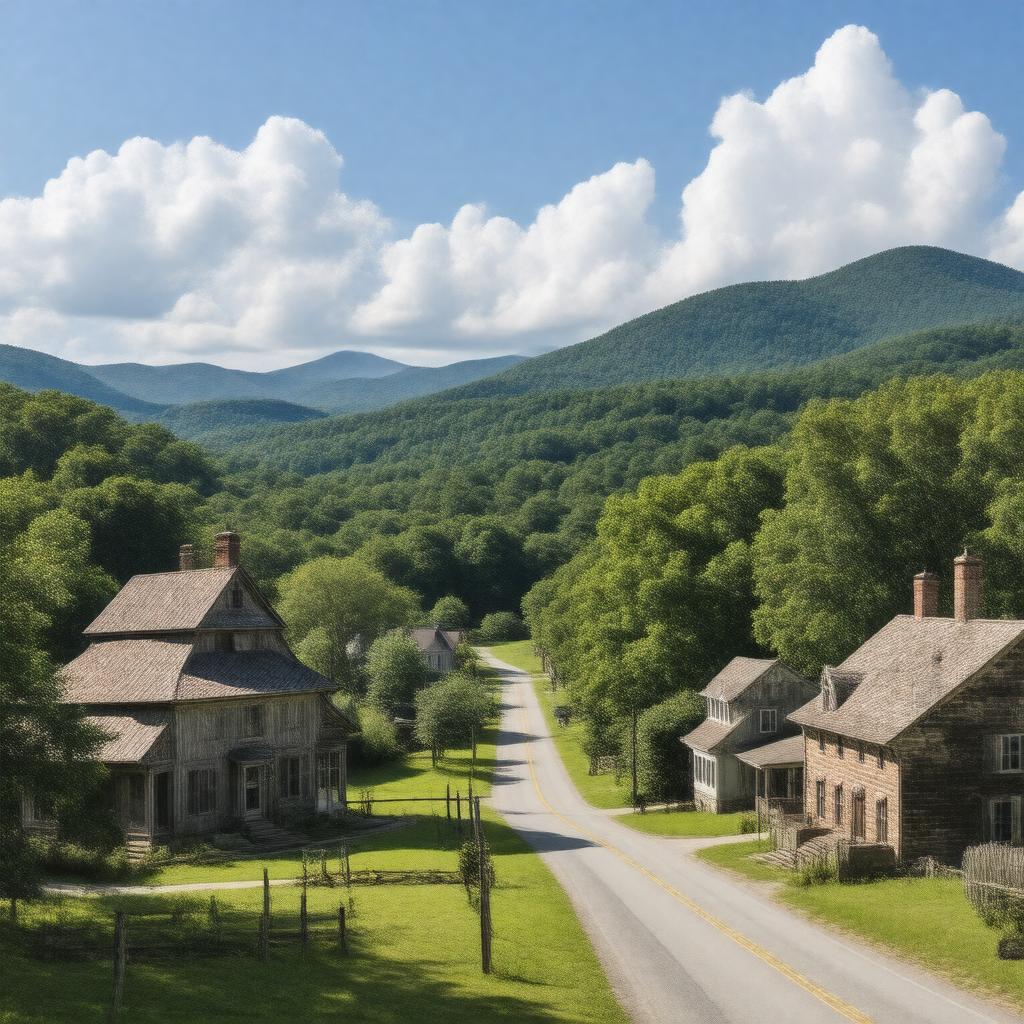 AI-created image of Flat Rock, North Carolina