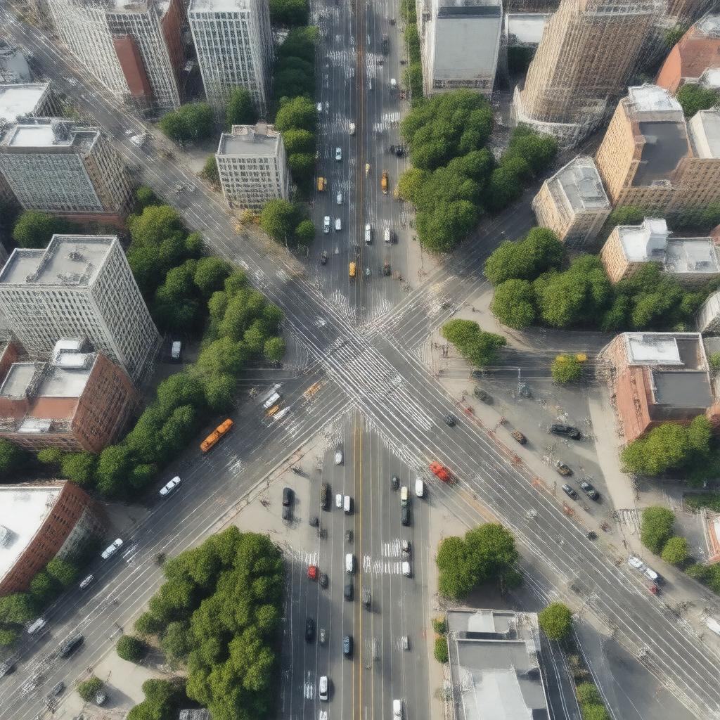 AI-created image of Flatbush Avenue
