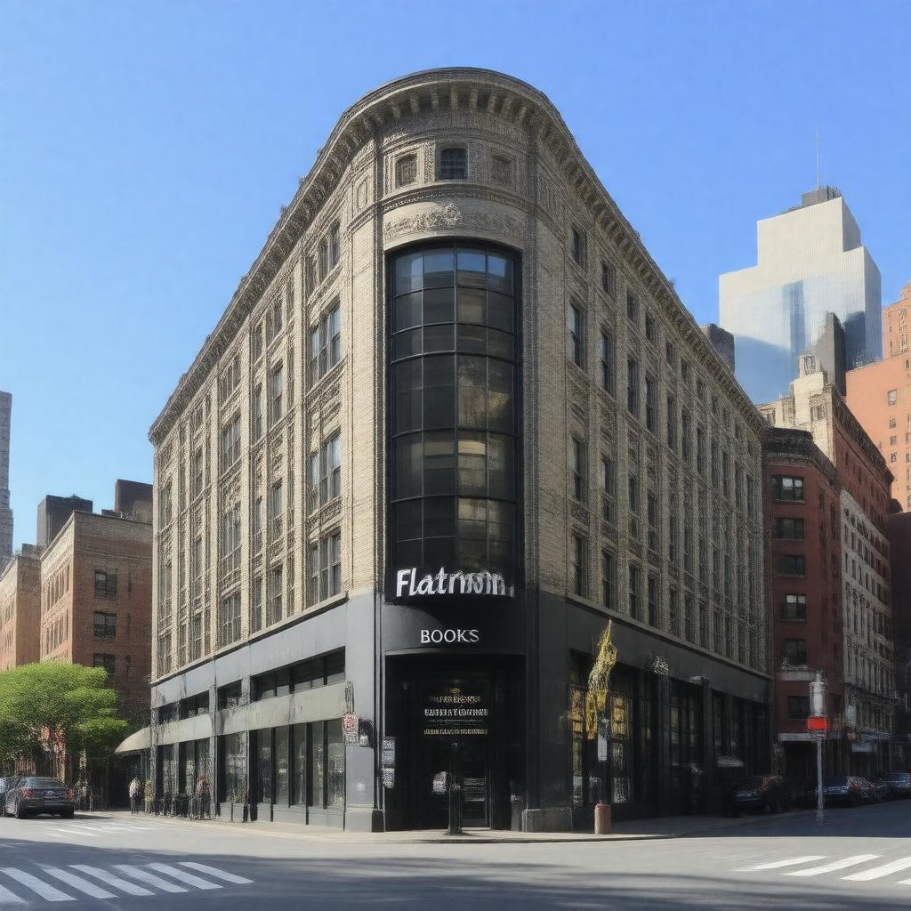 AI-created image of Flatiron Books