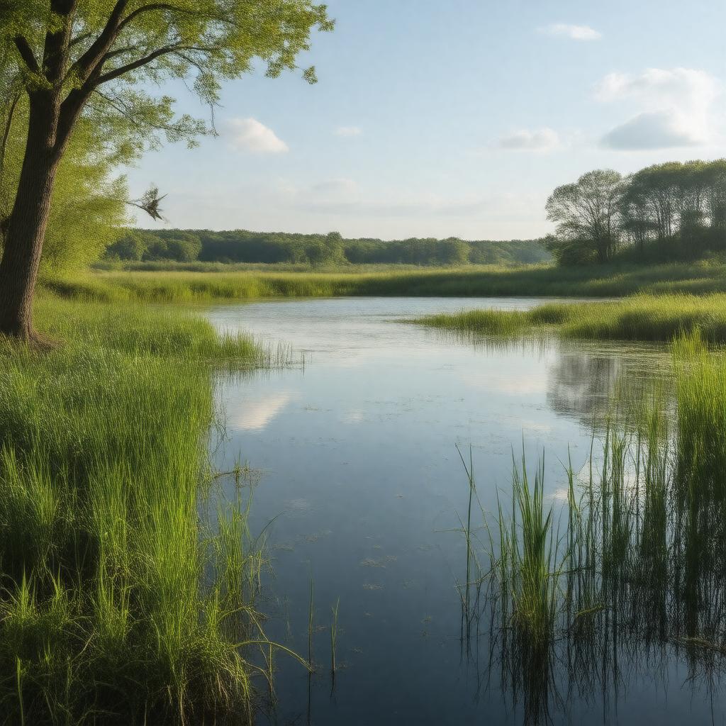 AI-created image of Flax Pond