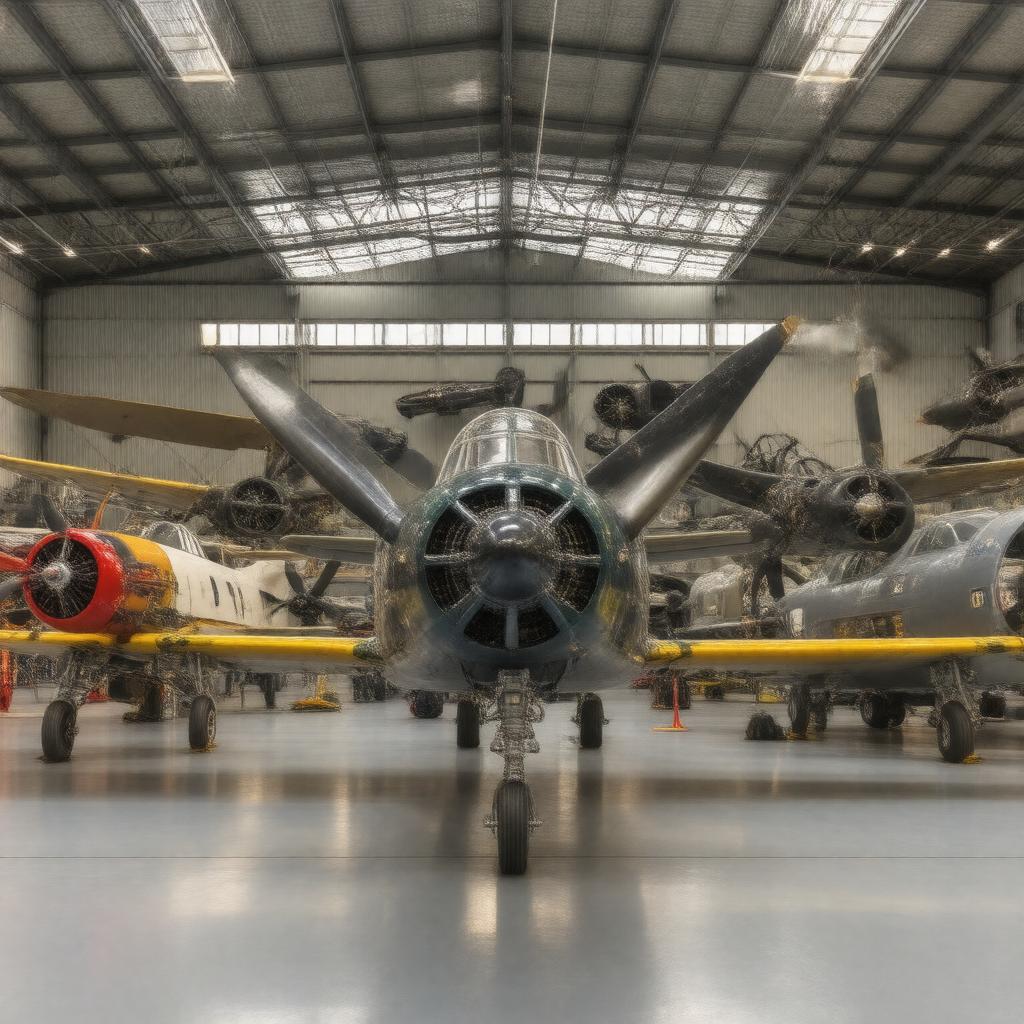 AI-created image of Fleet Air Arm Museum