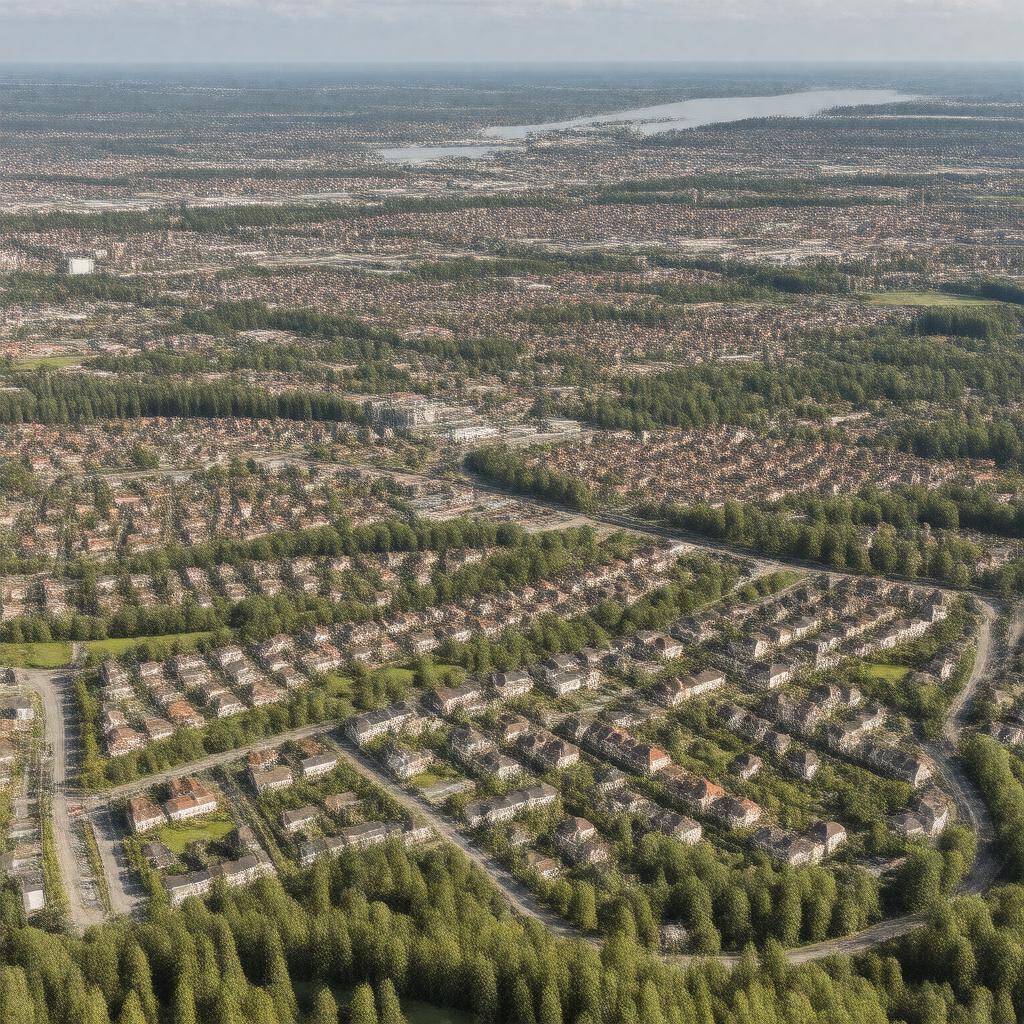 AI-created image of Flemingsberg