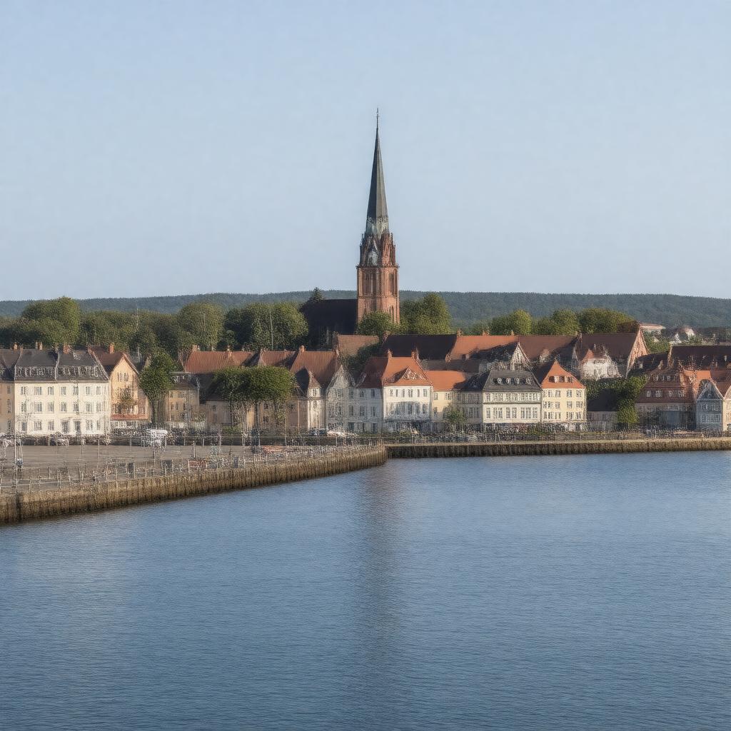 AI-created image of Flensburg