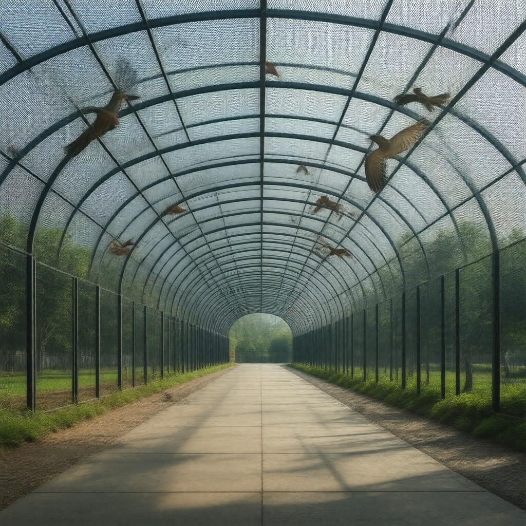 AI-created image of Flight Cage at Saint Louis Zoo