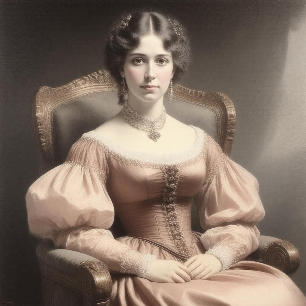 Click to view larger image AI-created image of Florence Elizabeth Gaskell