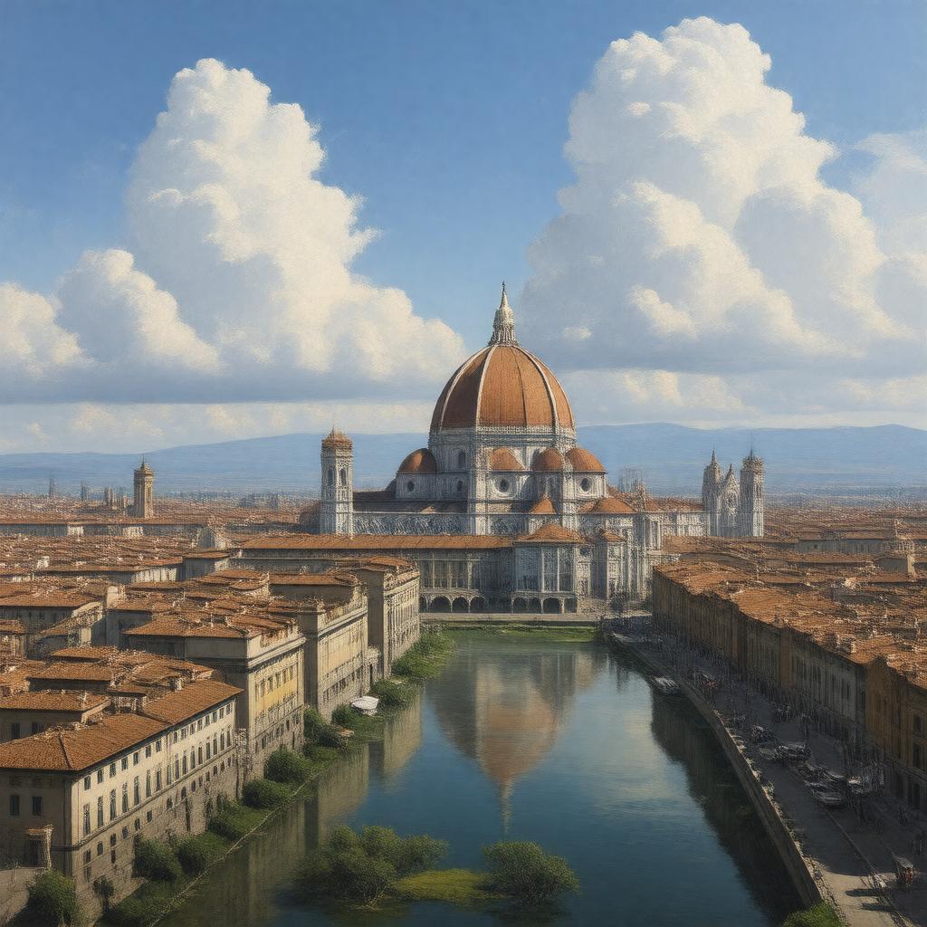 AI-created image of Florence, Italy