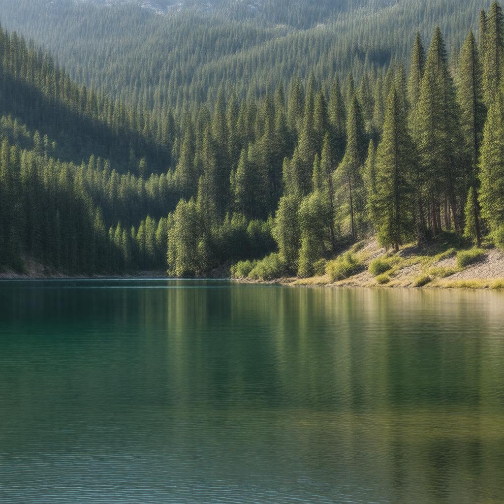 AI-created image of Florence Lake