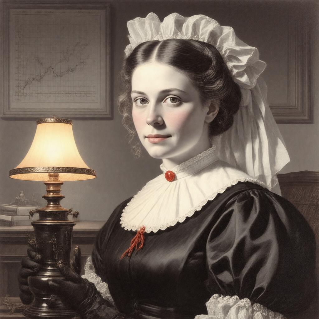 AI-created image of Florence Nightingale