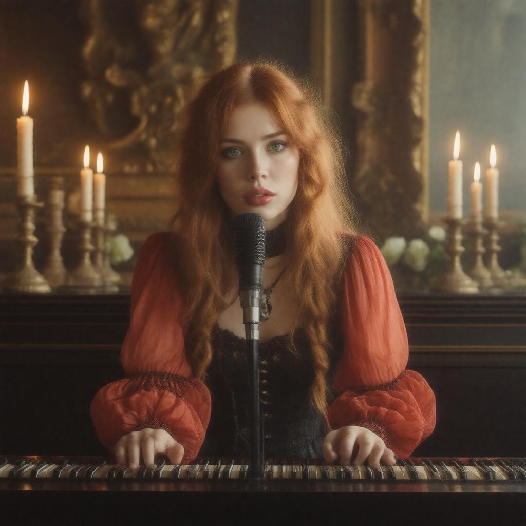 AI-created image of Florence Welch