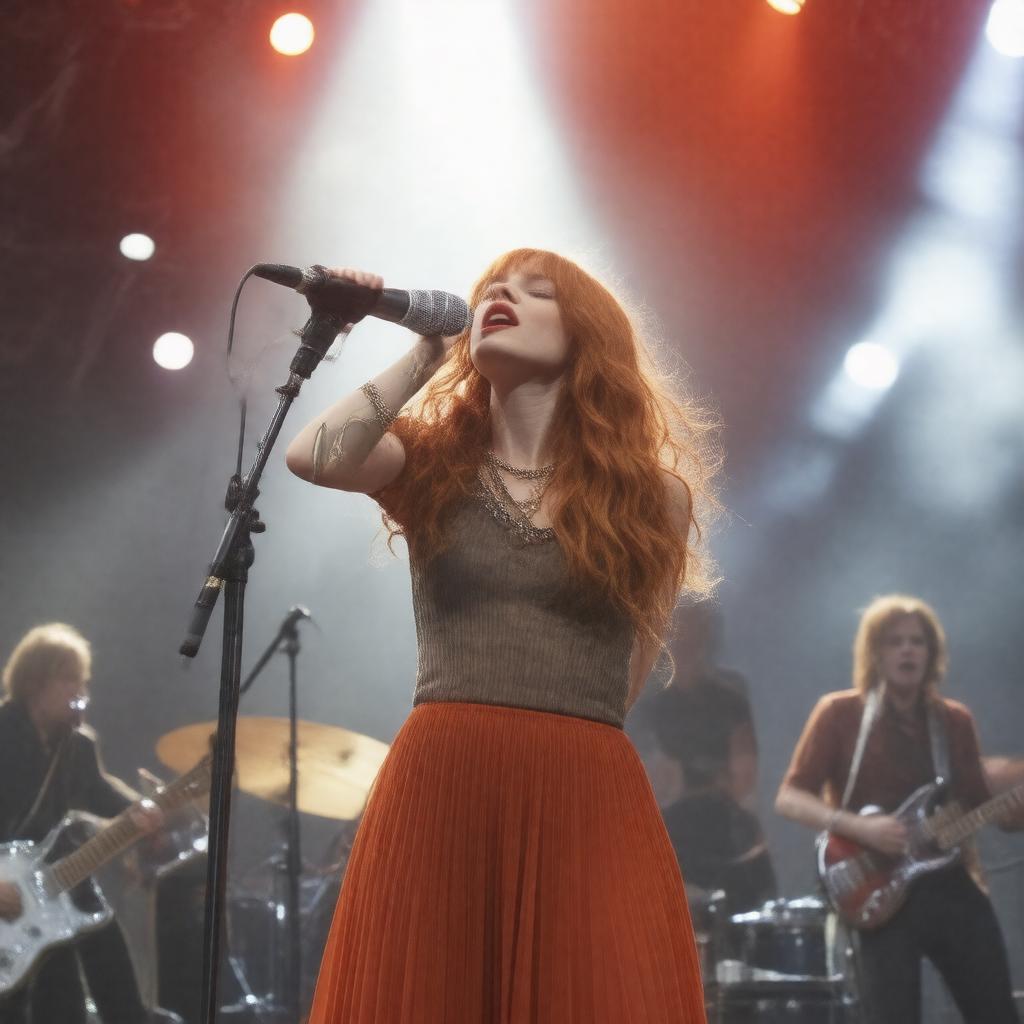 AI-created image of Florence and the Machine