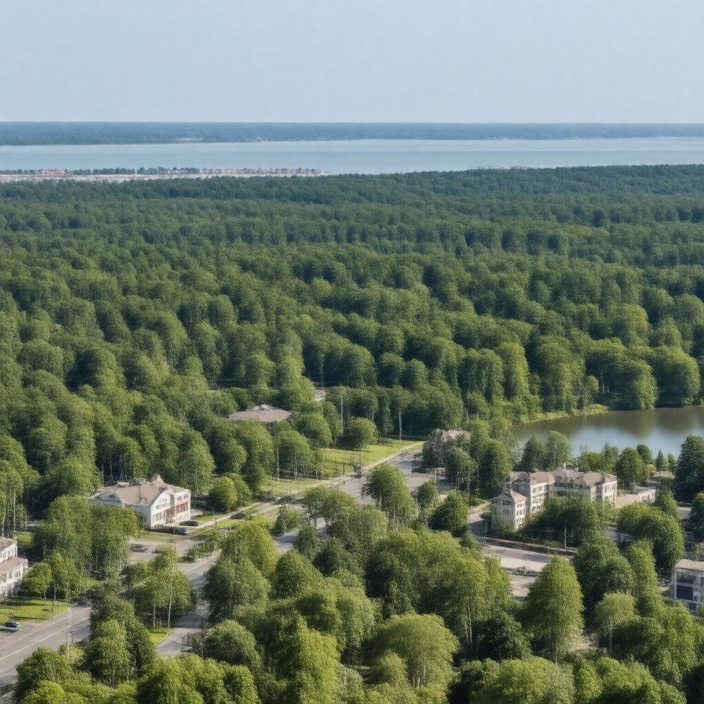 AI-created image of Florham Park, New Jersey