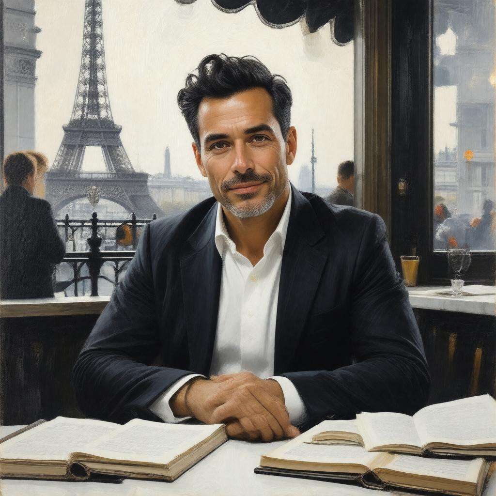 AI-created image of Florian Zeller