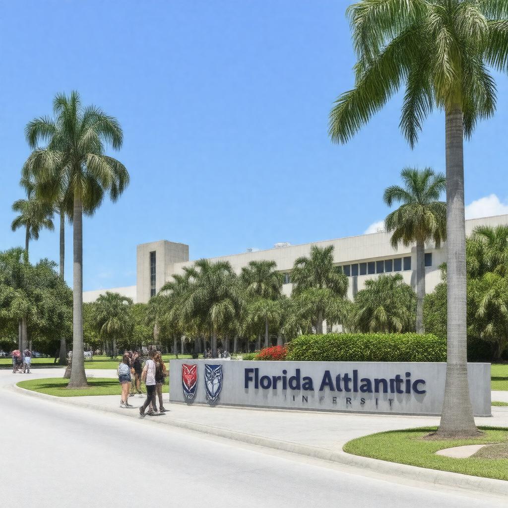AI-created image of Florida Atlantic University