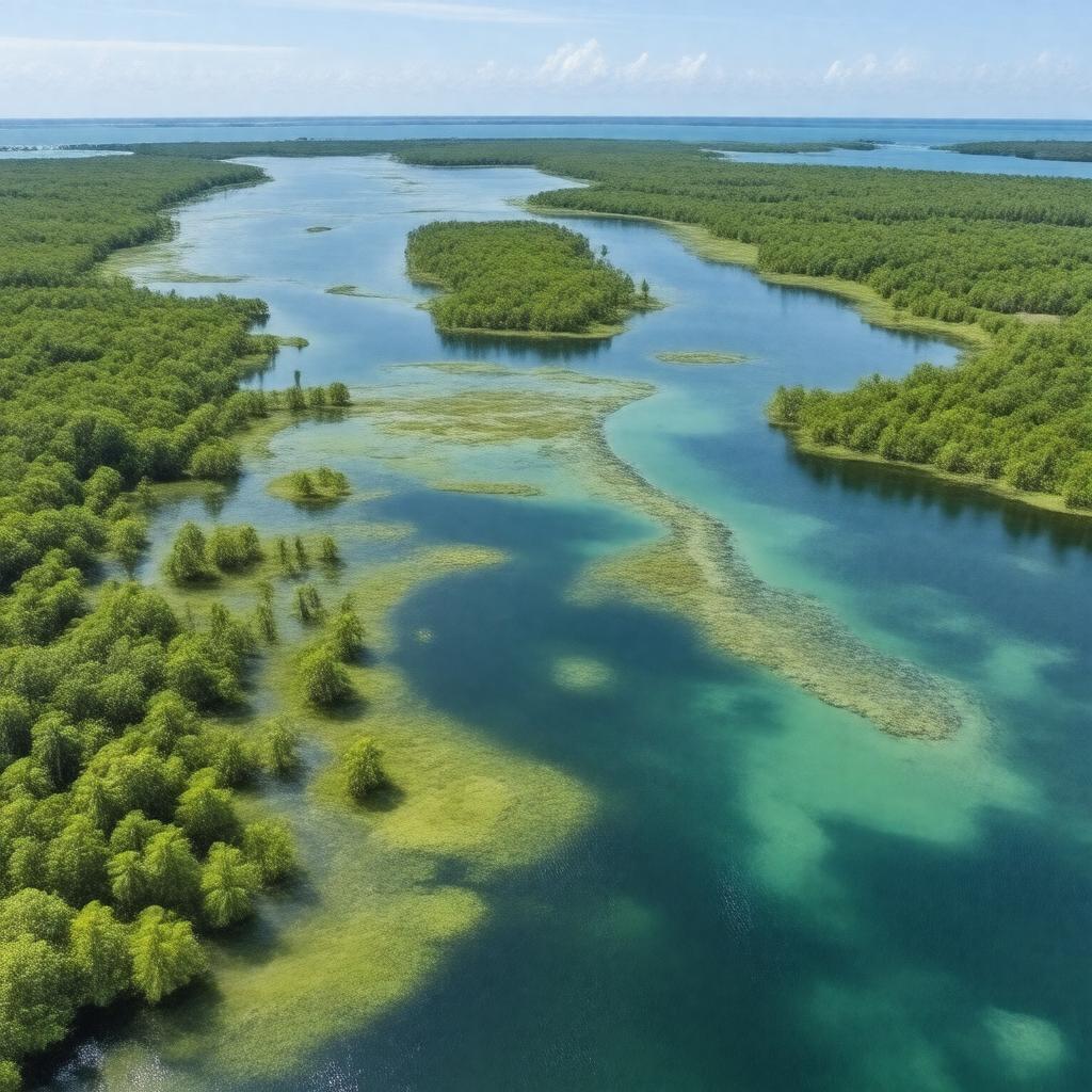 AI-created image of Florida Bay