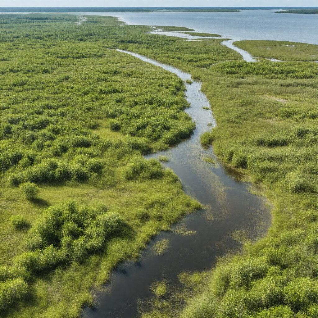 AI-created image of Florida Coastal Everglades LTER