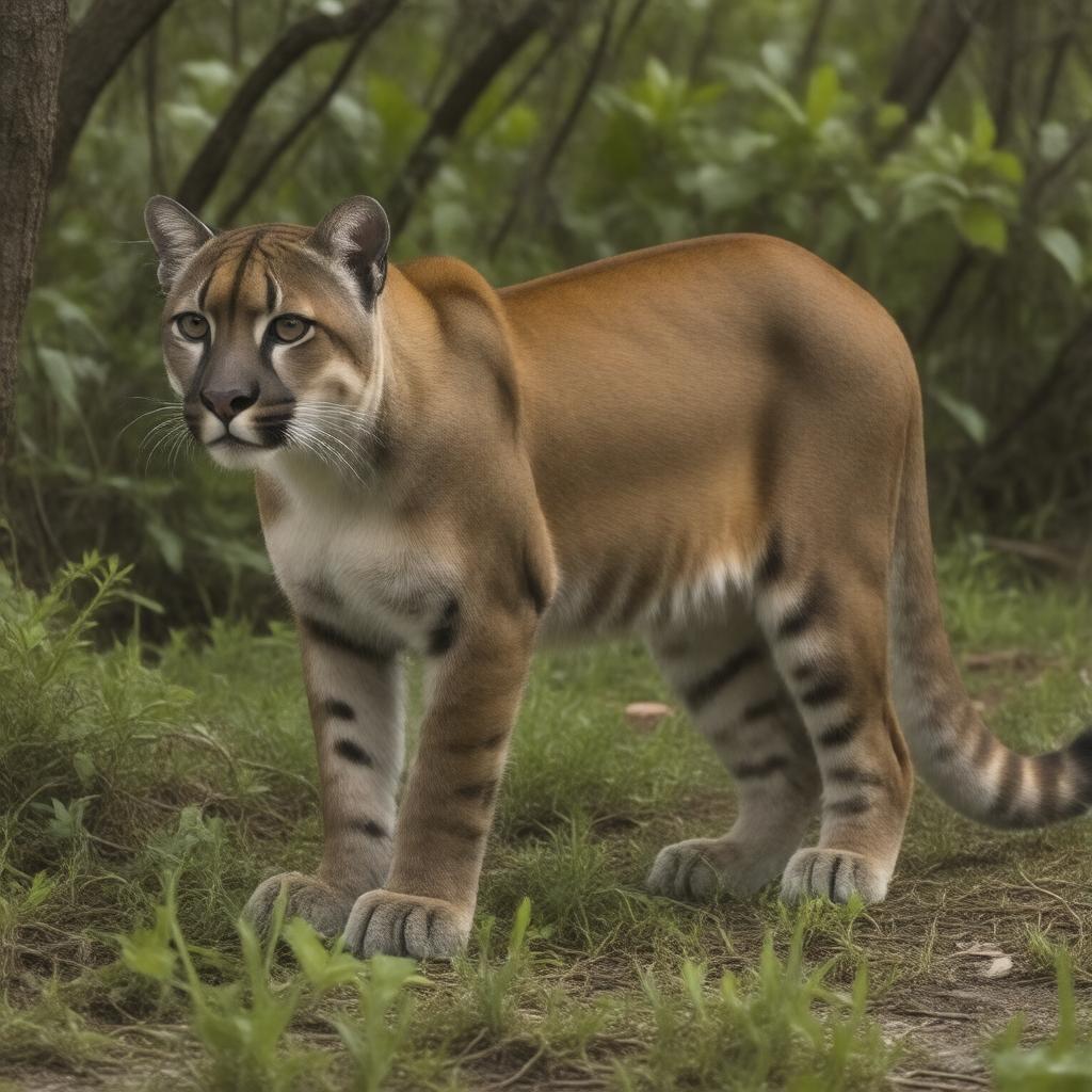 AI-created image of Florida panther