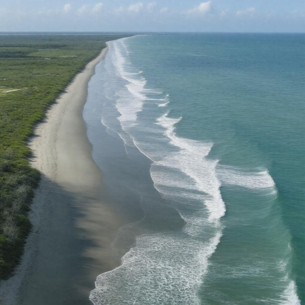 AI-created image of Florida (western panhandle)