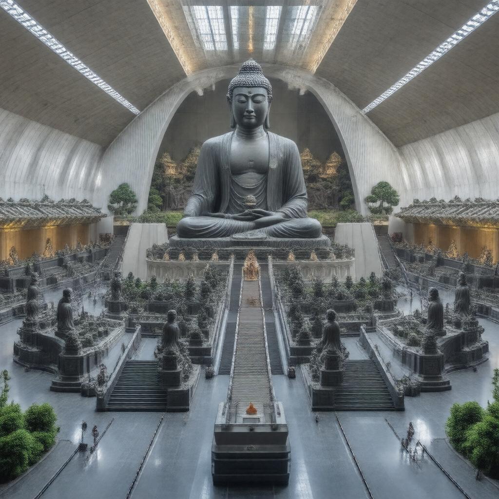 AI-created image of Fo Guang Shan Buddha Museum
