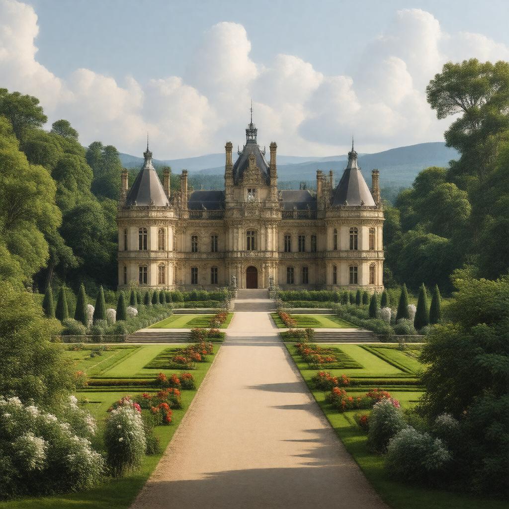 AI-created image of Fontainebleau