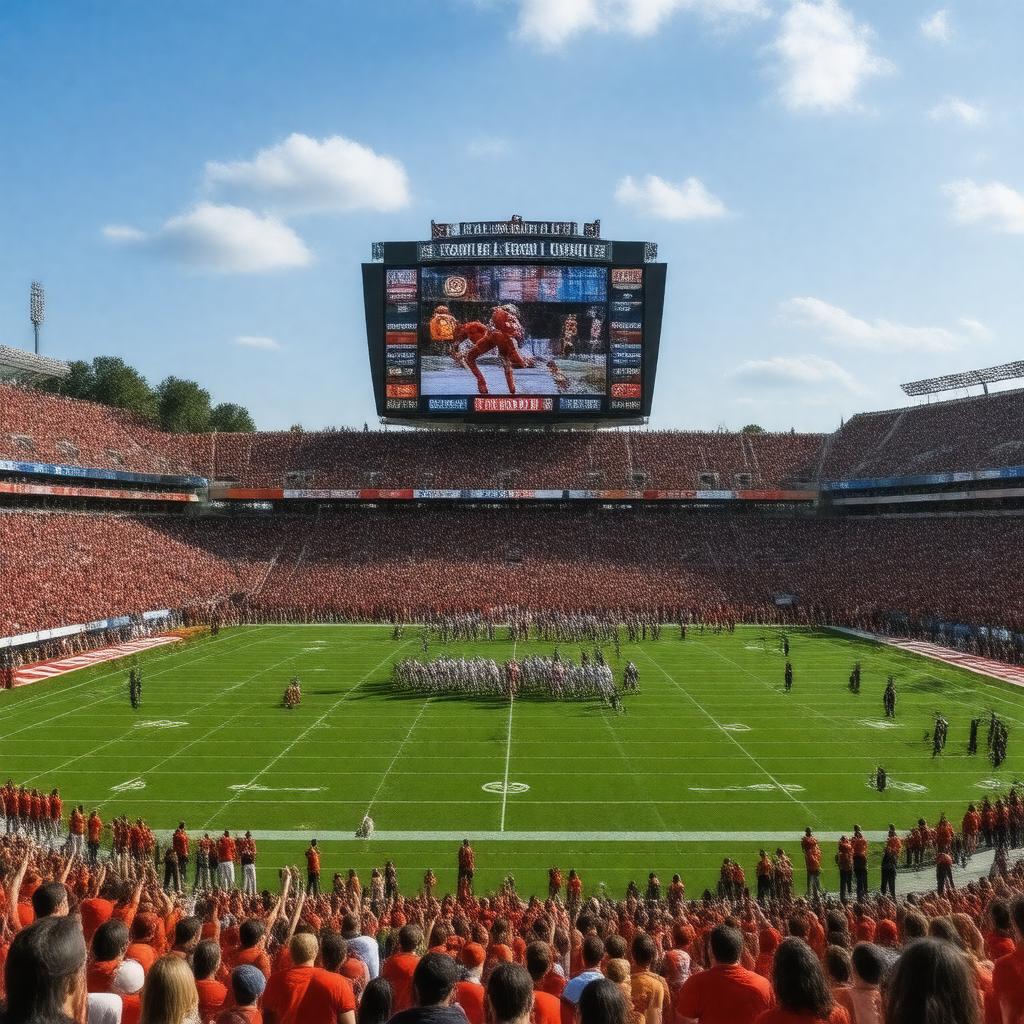 AI-created image of Football Bowl Subdivision