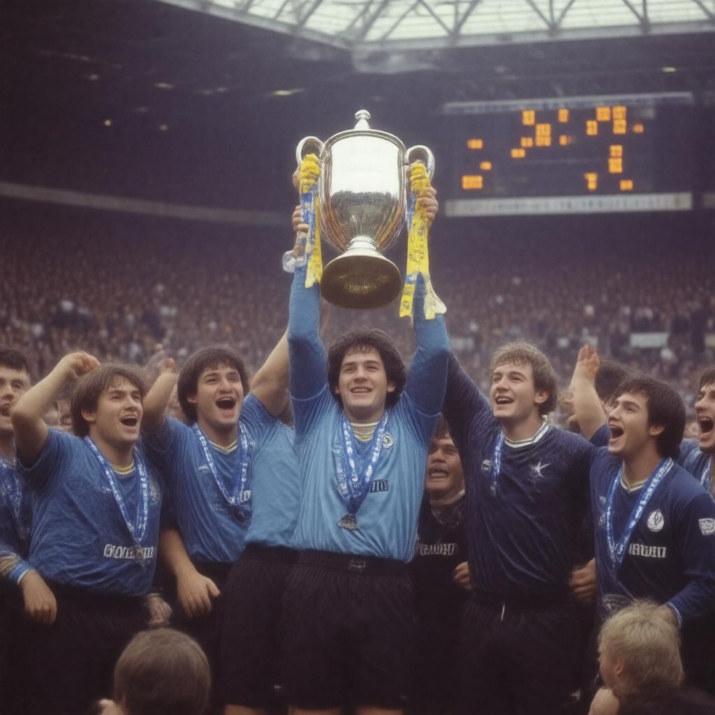 AI-created image of Football League Cup 1971