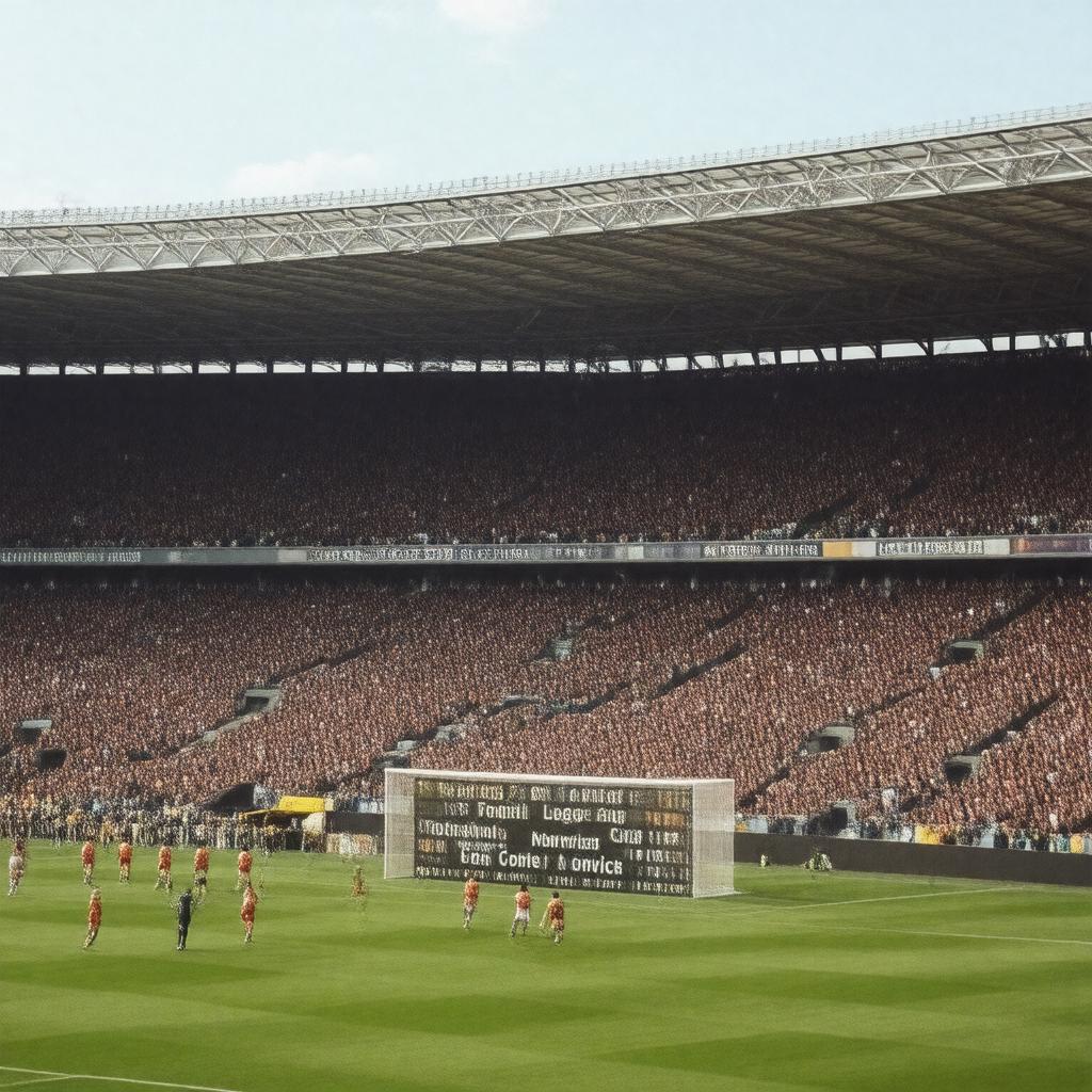 AI-created image of Football League Cup 1973