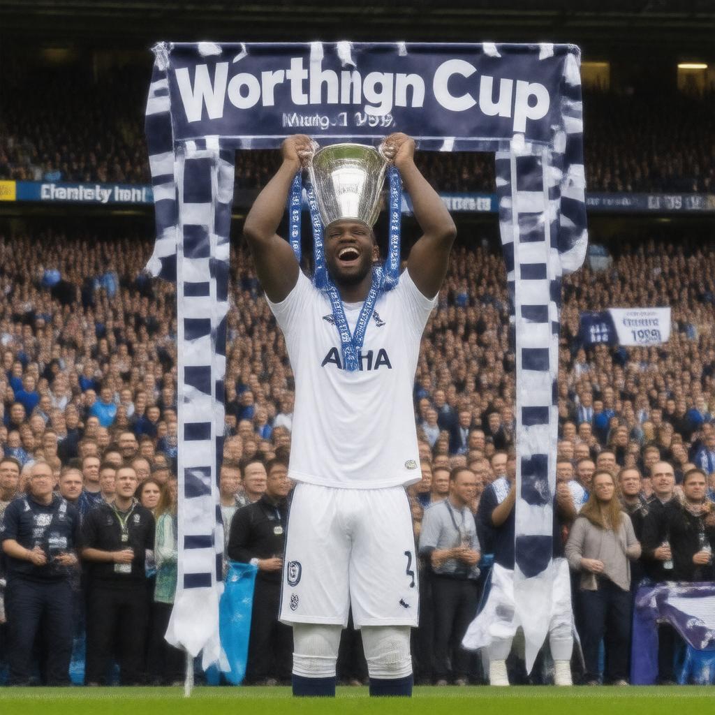 AI-created image of Football League Cup 1999