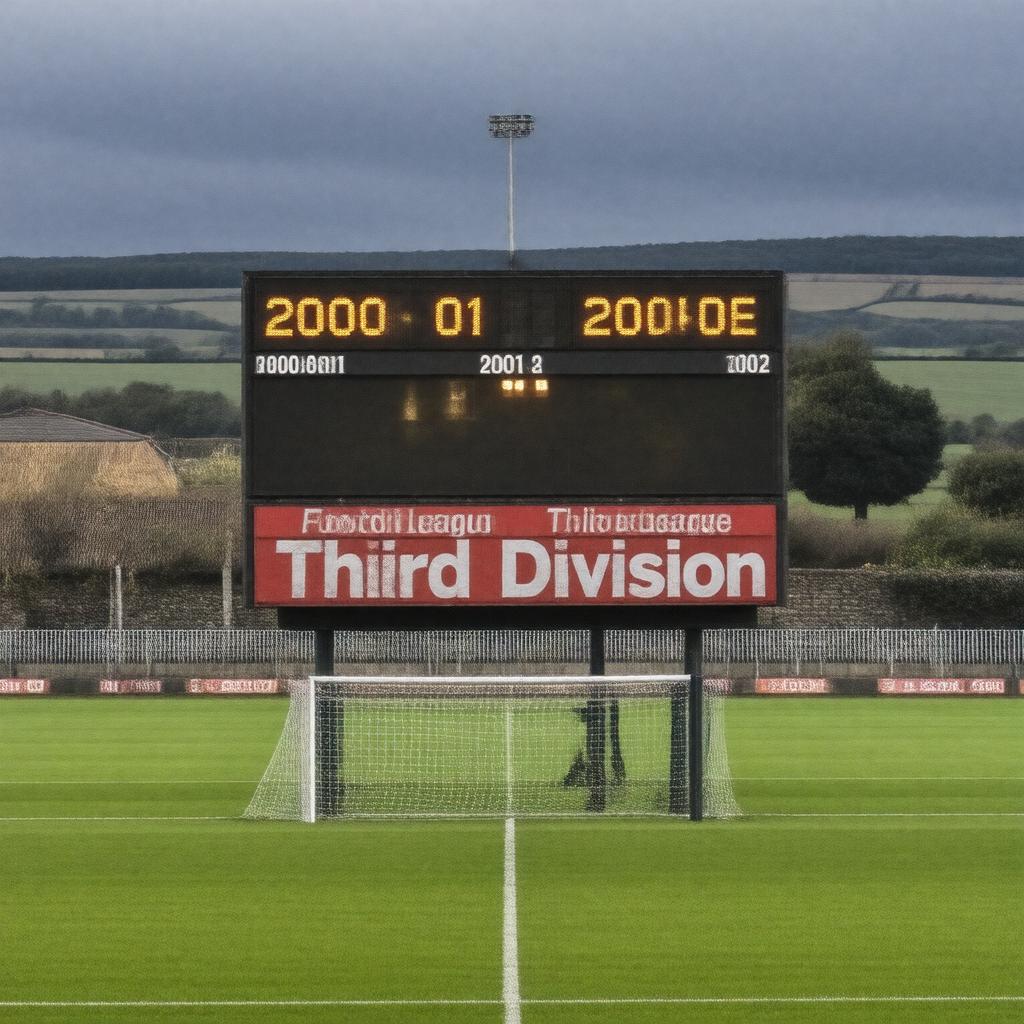 AI-created image of Football League Third Division (2000–01, 2001–02)