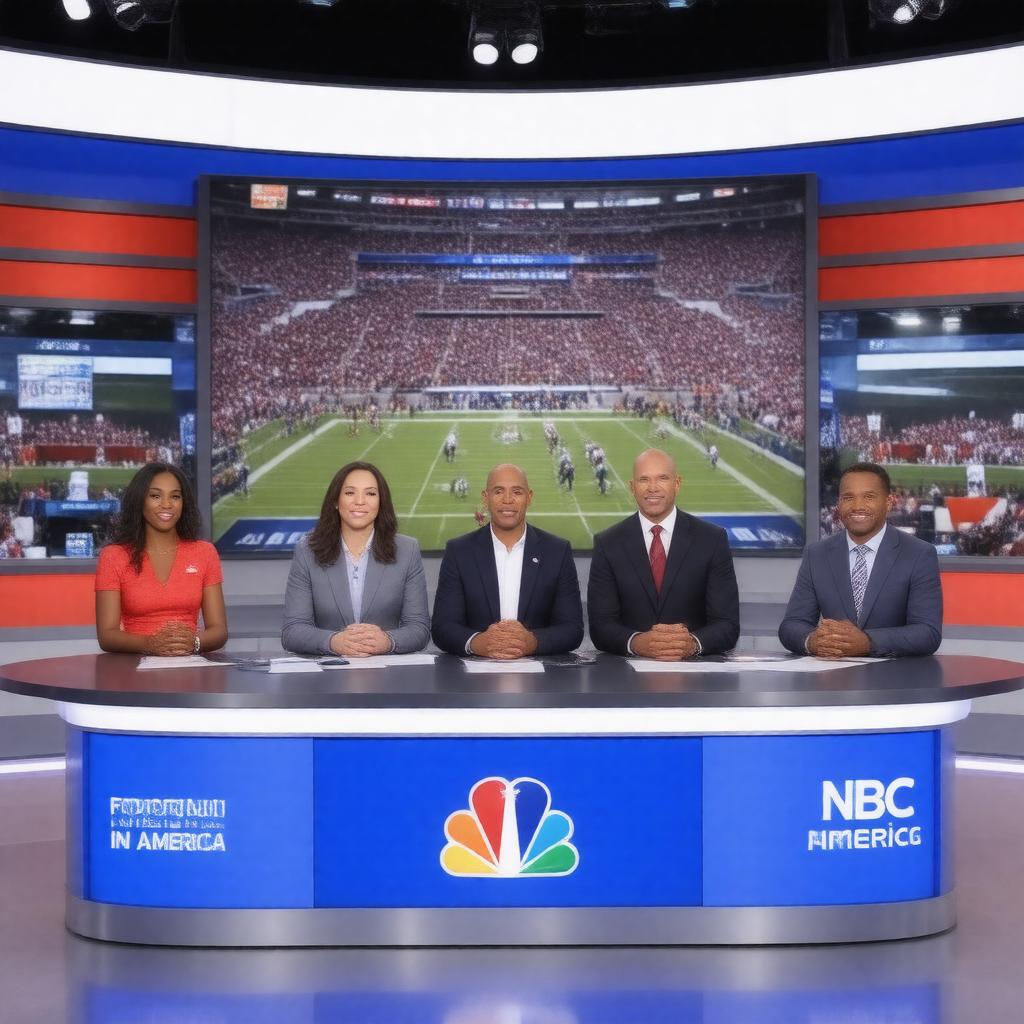 AI-created image of Football Night in America