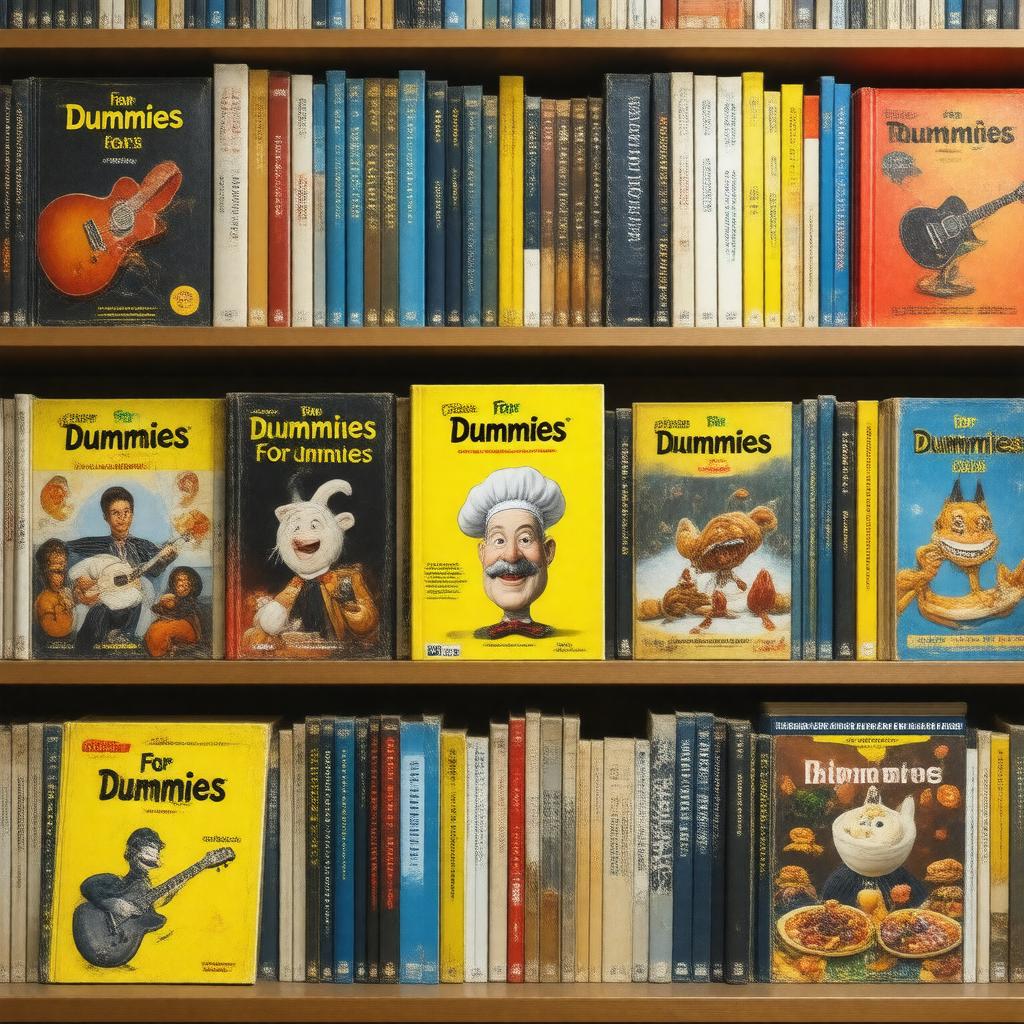 AI-created image of For Dummies series