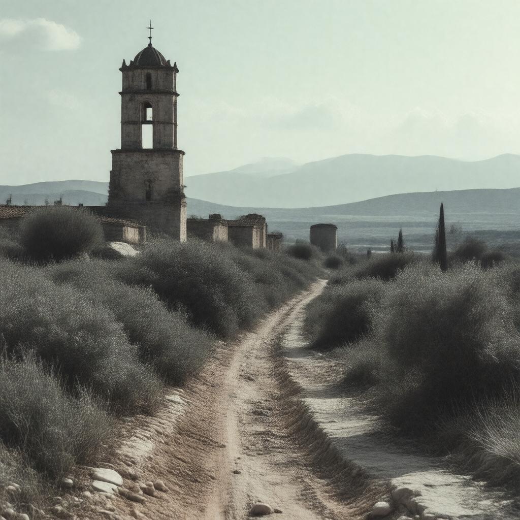 AI-created image of For Whom the Bell Tolls