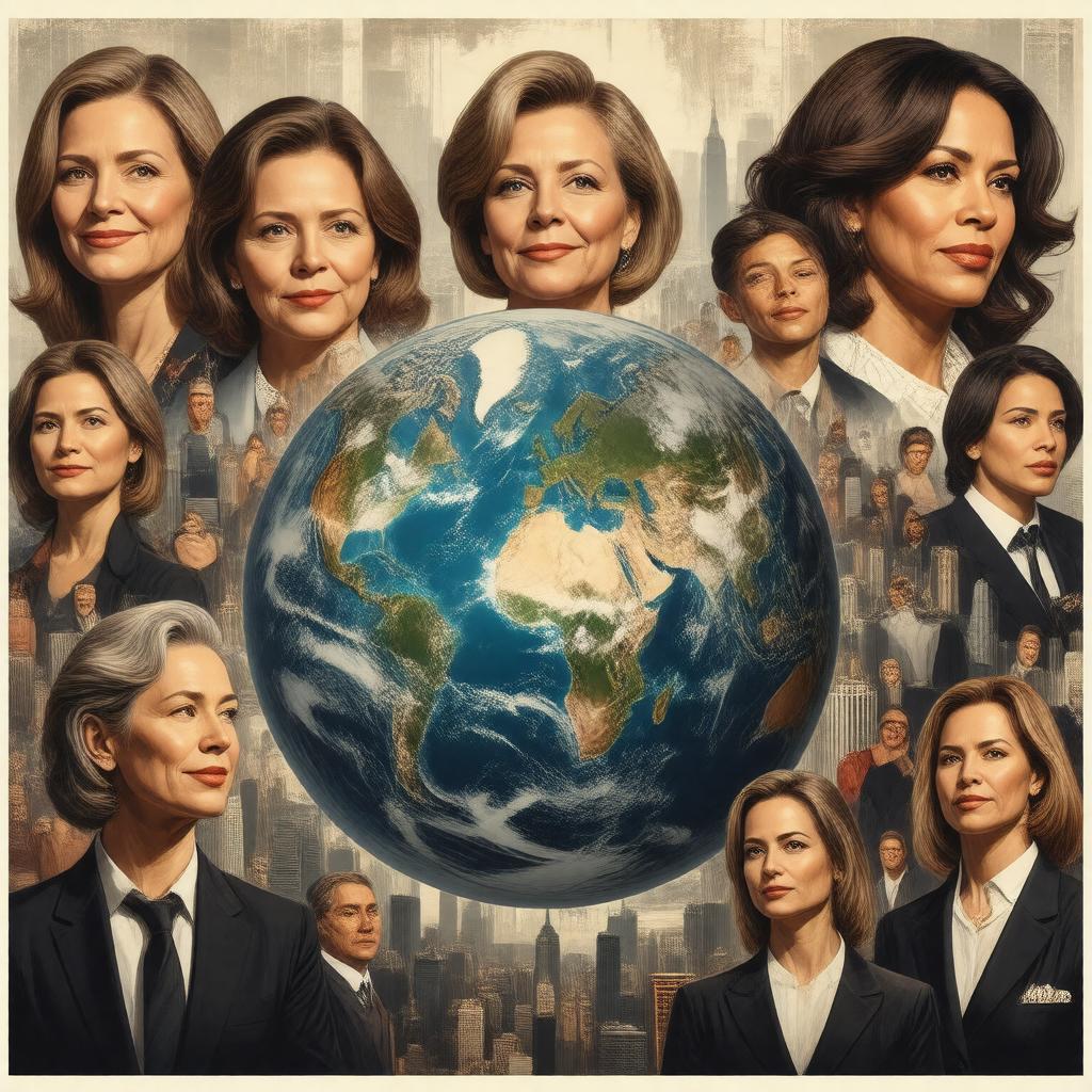 Click to view larger image AI-created image of Forbes' list of most powerful women