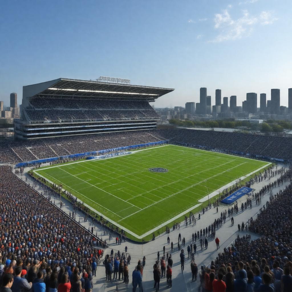AI-created image of Ford Field