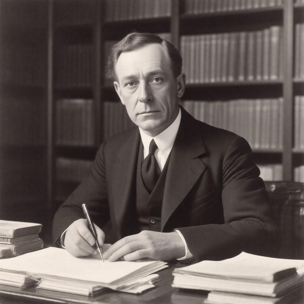 AI-created image of Ford Madox Ford