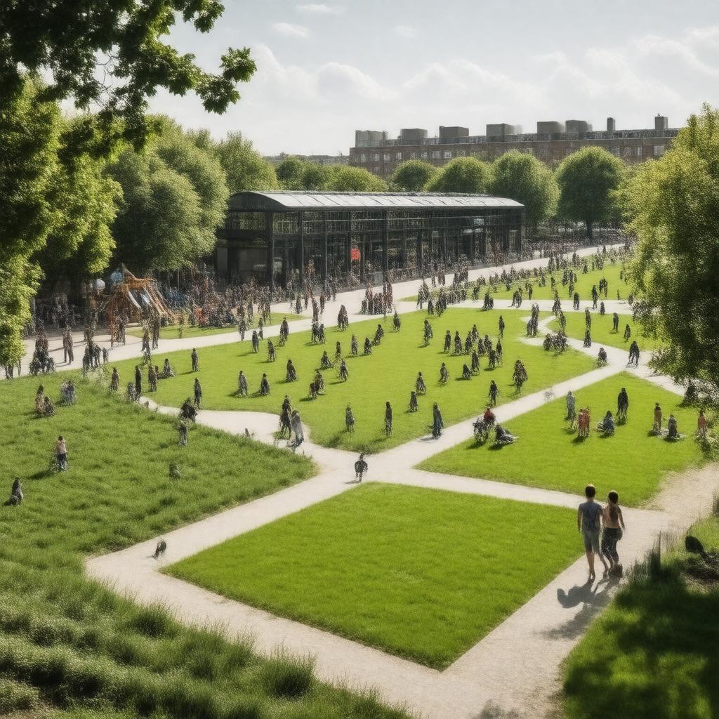 AI-created image of Fordham Park