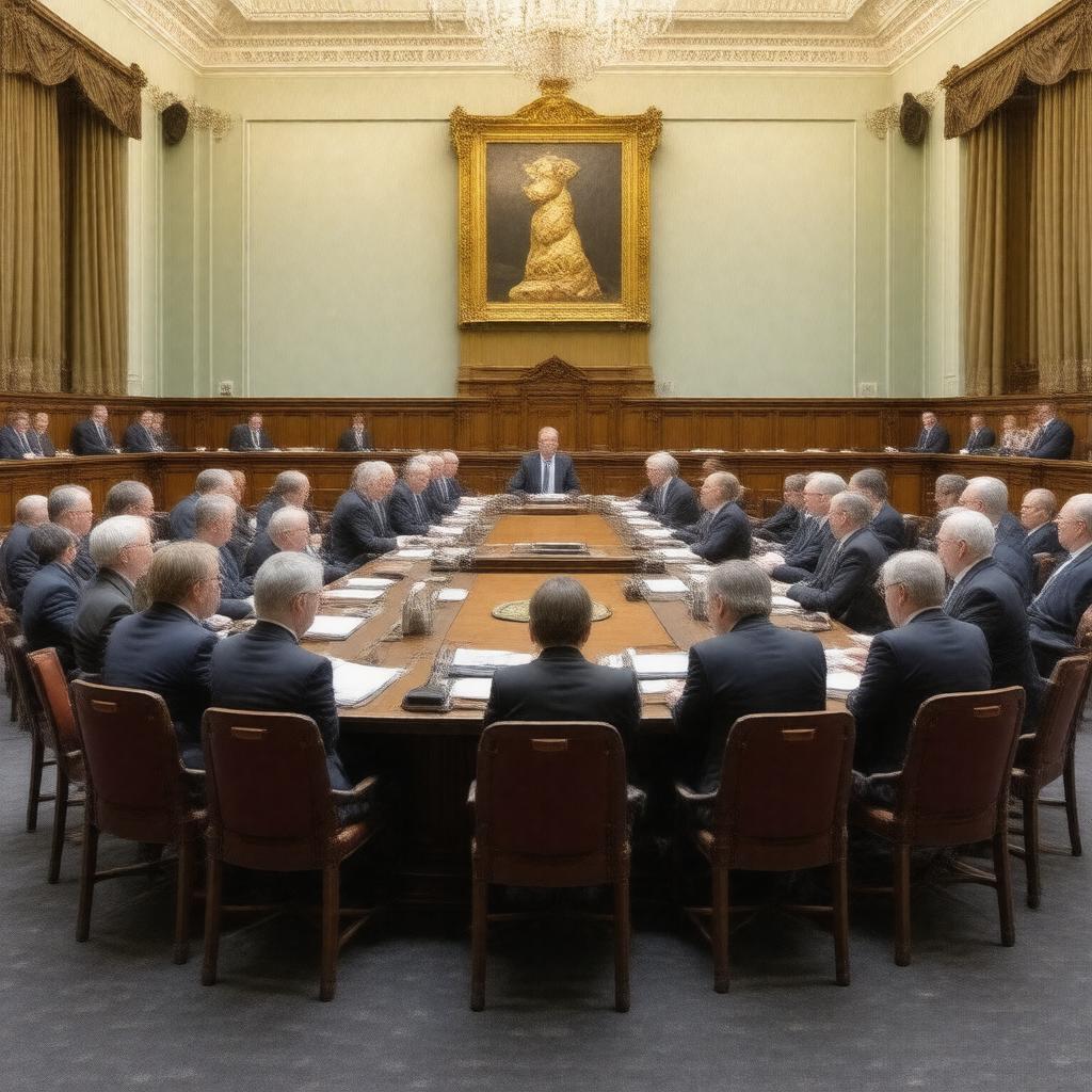 Click to view larger image AI-created image of Foreign Affairs Committee