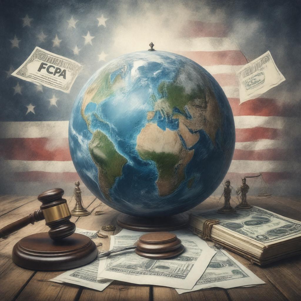 Click to view larger image AI-created image of Foreign Corrupt Practices Act