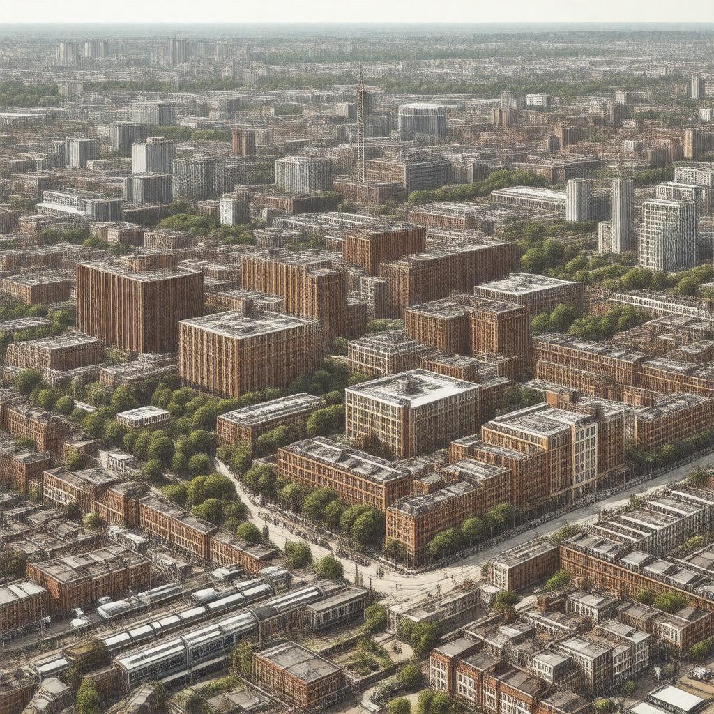 AI-created image of Forest Gate, London