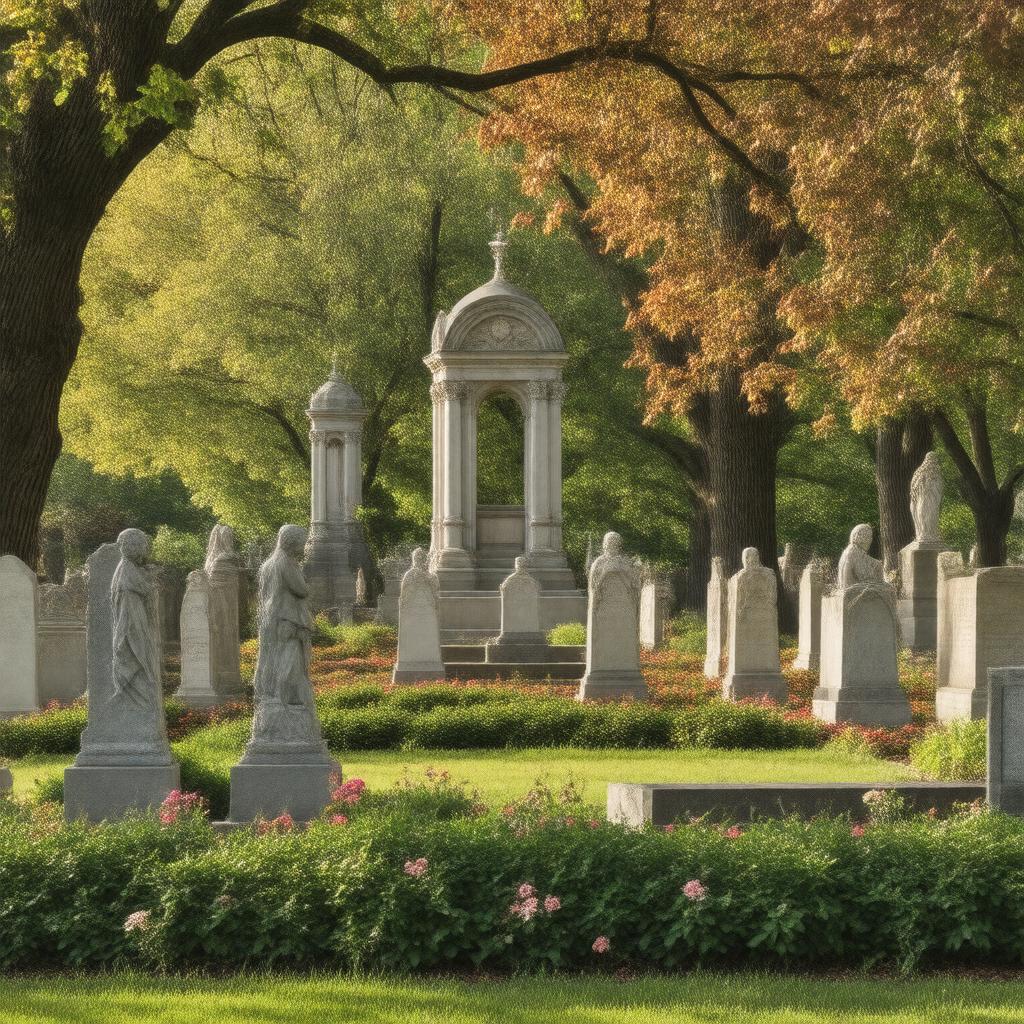 AI-created image of Forest Hills Cemetery